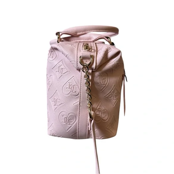 Juicy Couture Pink Satchel with Embossed Design and Gold Hardware - Picture 5 of 10